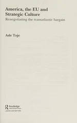 America, the EU and Strategic Culture