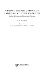 Strong Interactions of Hadrons at High Energies