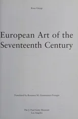 European Art of the Seventeenth Century