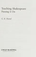 Teaching Shakespeare