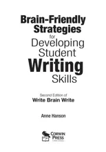 Brain-Friendly Strategies for Developing Student Writing Skills