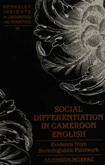 Social Differentiation in Cameroon English