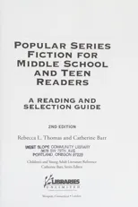 Popular Series Fiction for Middle School and Teen Readers