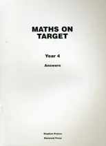 Maths on Target Year 4 Answers