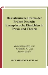 Das Lateinische Drama Der Fruhen Neuzeit