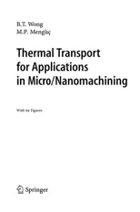 Thermal Transport for Applications in Micro/Nanomachining (2008)