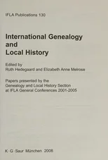 International Genealogy and Local History