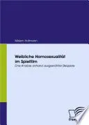 Weibliche Homosexualitat im Spielfilm