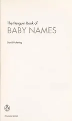 The Penguin Book of Baby Names