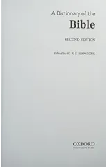 A Dictionary of the Bible