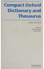 Compact Oxford Dictionary & Thesaurus
