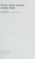 NGOs, Africa and the Global Order