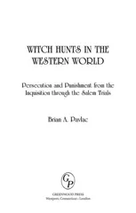 Witch Hunts in the Western World