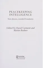 Peacekeeping Intelligence