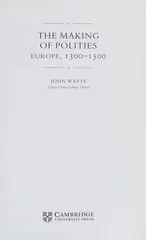 The Making of Polities