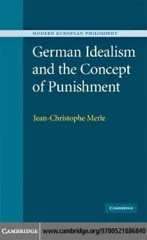 German Idealism and the Concept of Punishment