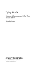 Dying Words