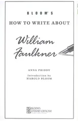 Bloom's How to Write About William Faulkner