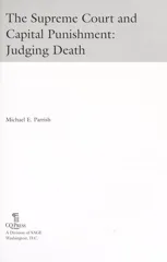 The Supreme Court and Capital Punishment (Revised)
