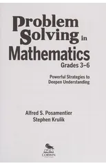 Problem Solving in Mathematics, Grades 3-6