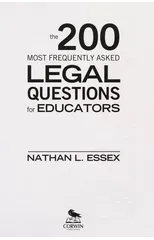 The 200 Most Frequently Asked Legal Questions for Educators
