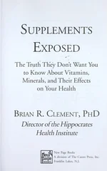 Supplements Exposed