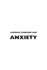 Asperger Syndrome and Anxiety