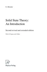 Solid State Theory