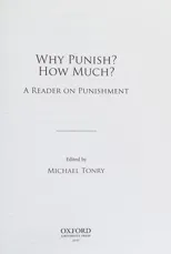Why Punish? How Much?