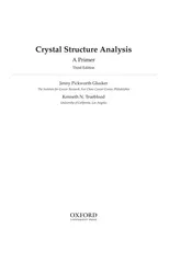 Crystal Structure Analysis