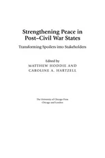 Strengthening Peace in Post-Civil War States