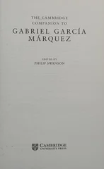 The Cambridge Companion to Gabriel Garcia Marquez