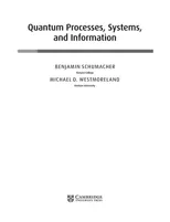 Quantum Processes Systems, and Information