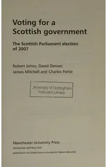 Voting for a Scottish Government