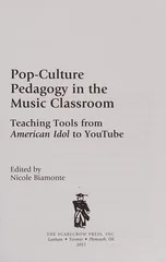 Pop-Culture Pedagogy in the Music Classroom