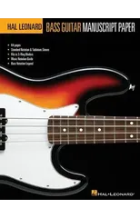 Hal Leonard Bass Guitar Manuscript Paper