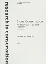 Stone Conservation - An Overview of Current Research