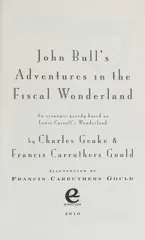 John Bull's Adventures in the Fiscal Wonderland