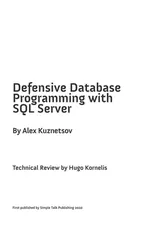 Defensive Database Programming with SQL Server