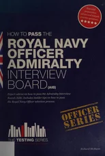 Royal Navy Officer Admiralty Interview Board Workbook