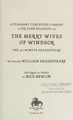 The Merry Wives of Windsor