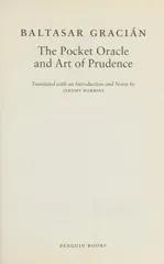 The Pocket Oracle and Art of Prudence