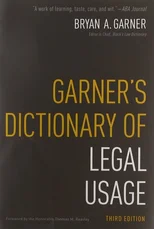 Garner's Dictionary of Legal Usage