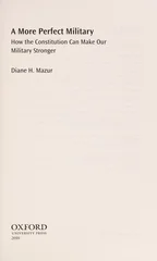 A More Perfect Military