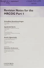 Revision Notes for the MRCOG Part 1