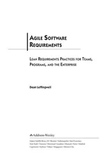 Agile Software Requirements