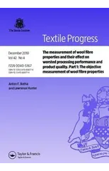 The Measurement of Wool Fibre Properties and their Effect on Worsted Processing Performance and Product Quality