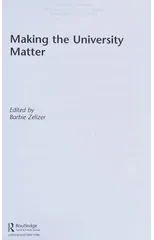 Making the University Matter