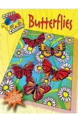 3-D Coloring Book - Butterflies