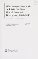 Why Europe Grew Rich and Asia Did Not